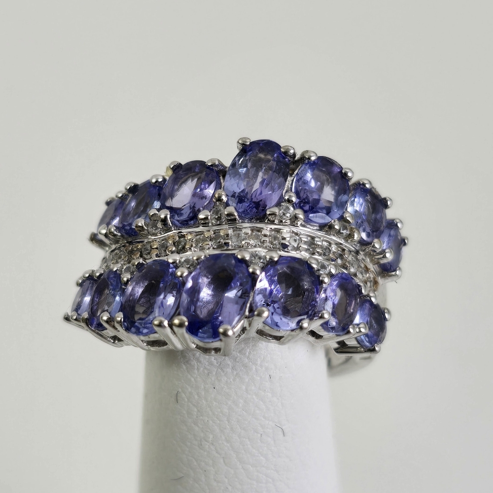 Sterling Silver 925 Tanzanite Ring